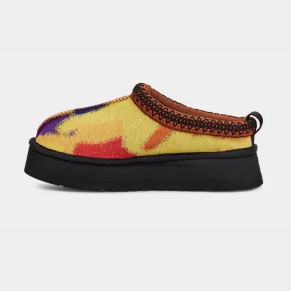 BNIB UGG Tazz Pridepop Platform Slipper Rainbow Multicolor Shoe 6 - Picture 3 of 10